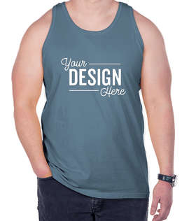 Hanes ComfortWash 100% Cotton Garment Dyed Tank - Color: Saltwater
