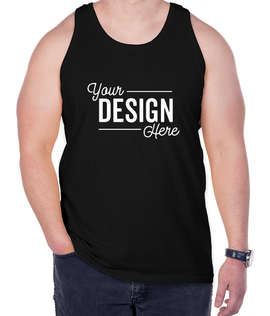 Hanes ComfortWash 100% Cotton Garment Dyed Tank - Color: Black