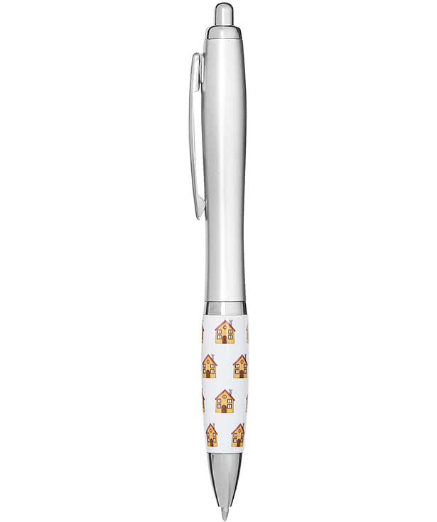 Real Estate House Ballpoint Pen (black ink)