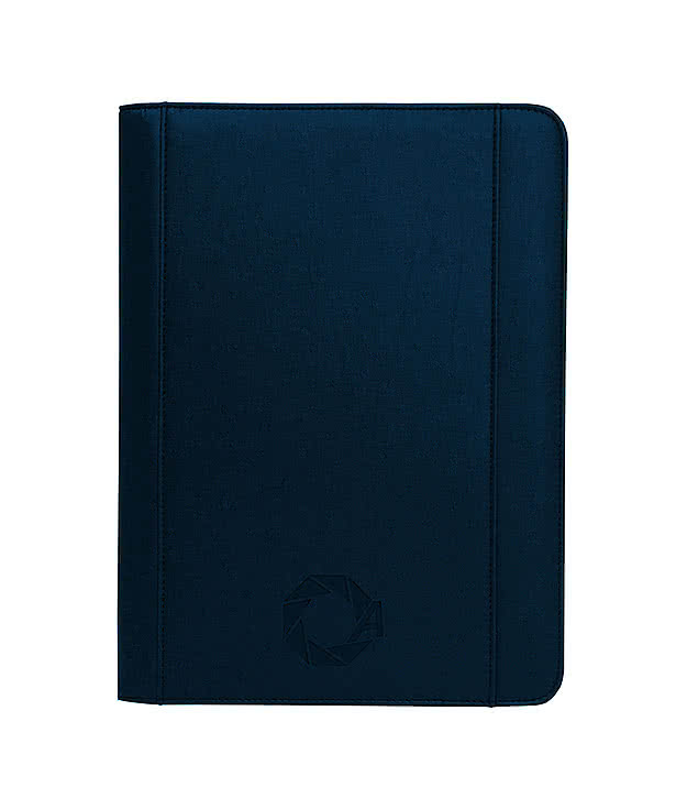 Debossed Ultrahyde Zippered FSC Padfolio