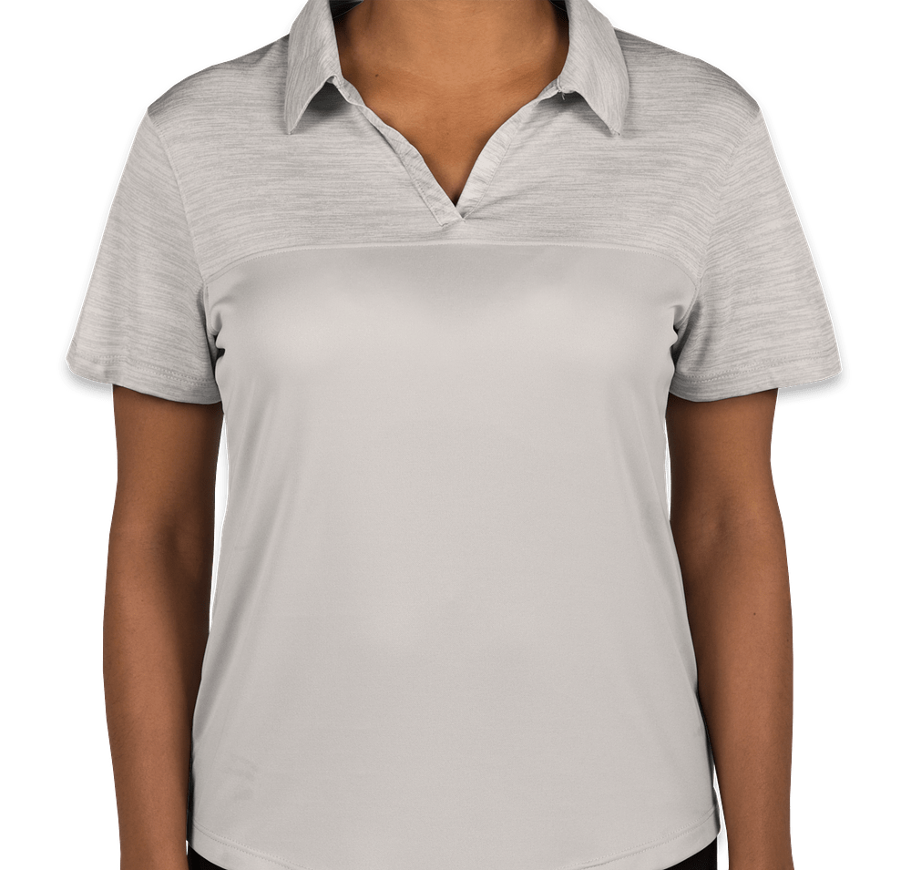 Augusta Women's Tonal Heather Performance Polo-default