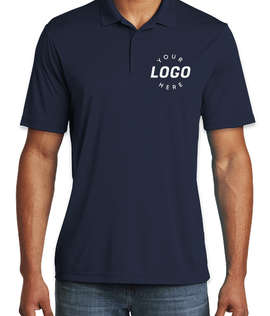 Sport-Tek Competitor Performance Polo - Screen Printed - Color: True Navy