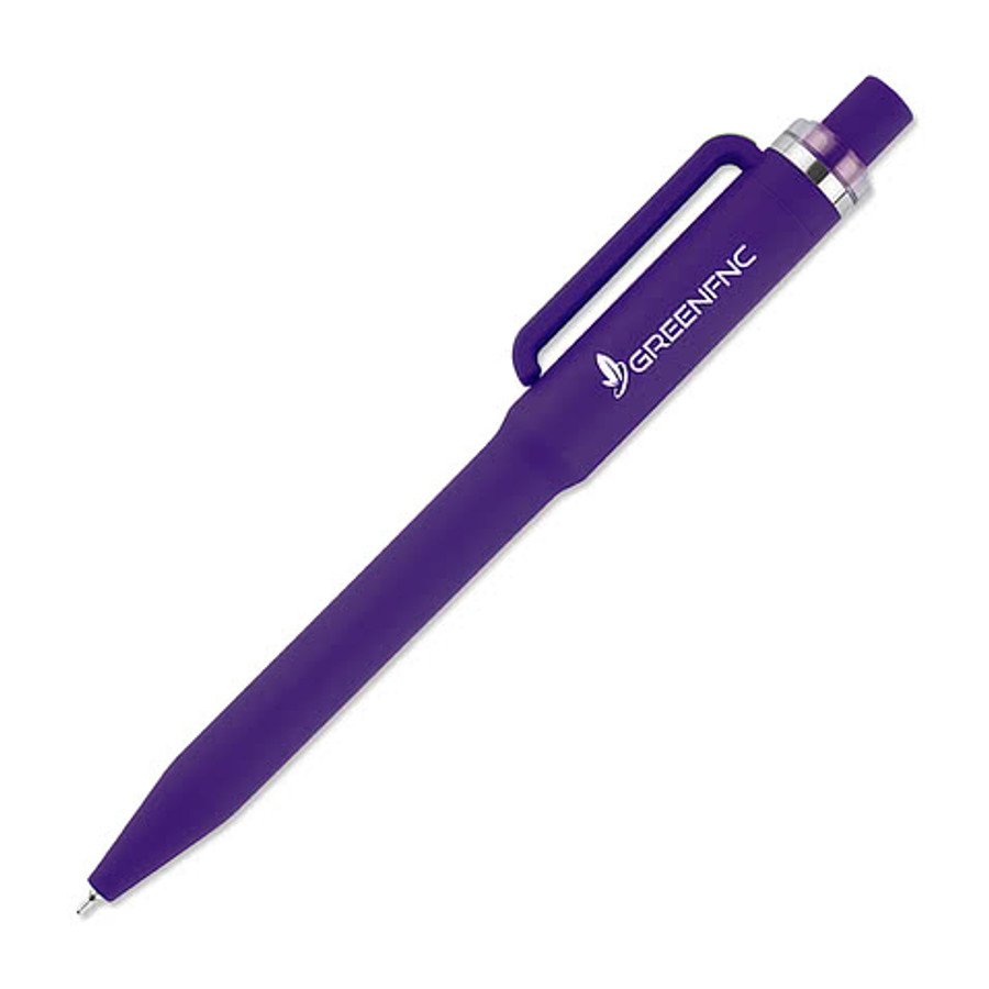 Intrepid Recycled Ballpoint Pen  (black ink) in Purple