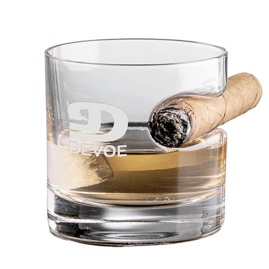 Laser Etched 12 oz. Havana On-the-Rocks Glass in Clear