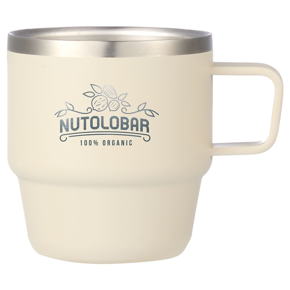Laser Engraved 6 oz. Doppio Stackable Recycled Mug Set