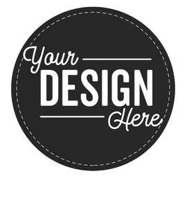 Circle Cardboard Coaster - Color: Black