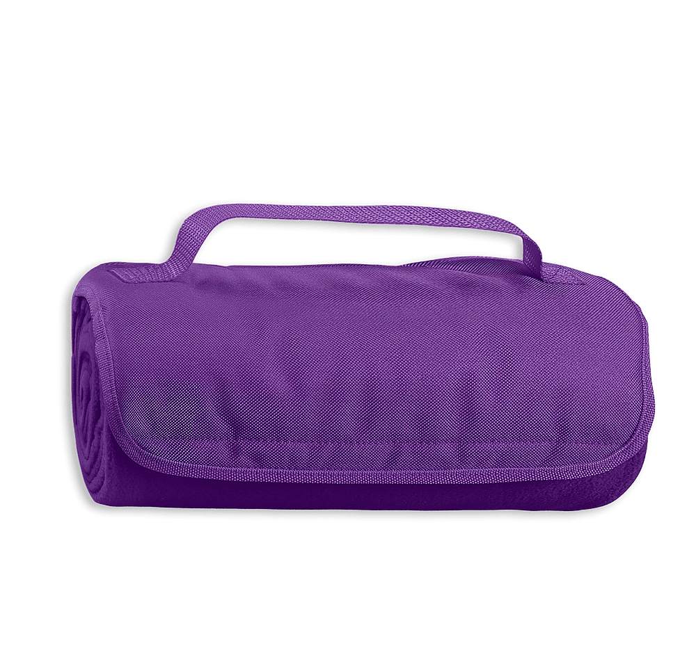 Fleece Roll-Up Travel Blanket-default