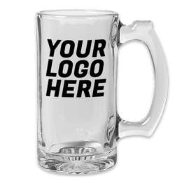 12 oz. Thumbprint Glass Tankard