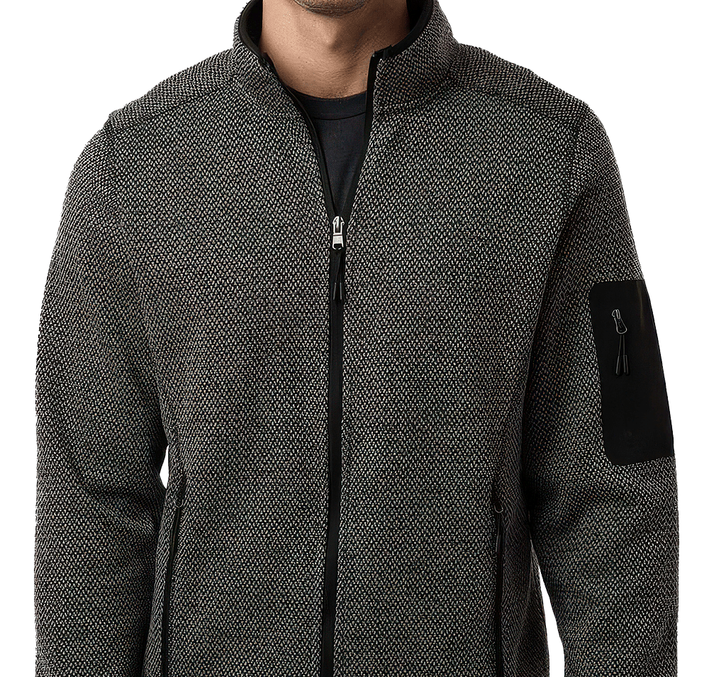 North End Jasper Recycled Fleece Jacket - Printed-default