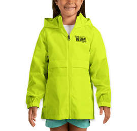 Team 365 Youth Zone Protect Lightweight Jacket - Color: Safety Yellow