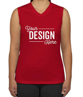 Badger B-Dry Women's Sleeveless Performance Shirt - Color: Red