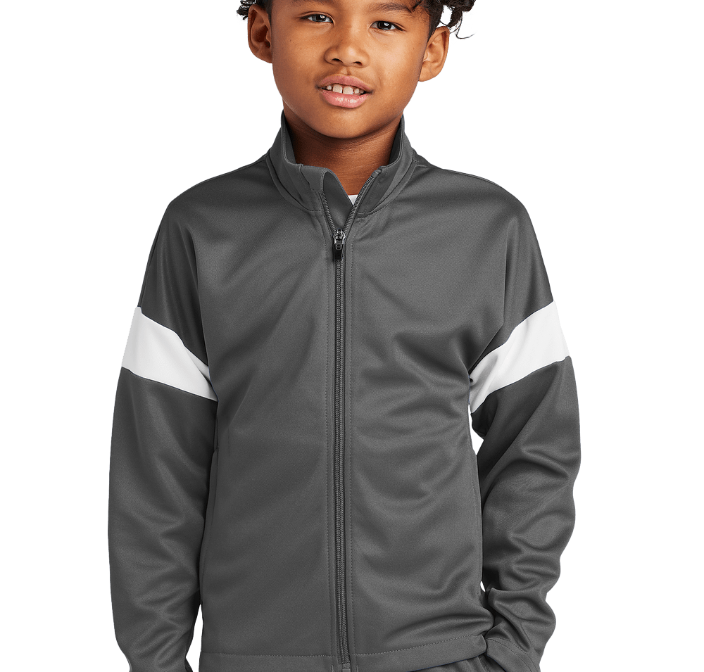 Sport-Tek Youth Recycled Travel Track Jacket-default