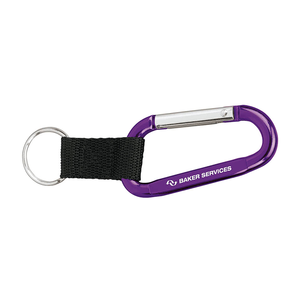 Laser Engraved Anodized 8mm Carabiner