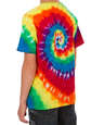 Dyenomite Youth 100% Cotton Rainbow Tie-Dye T-shirt