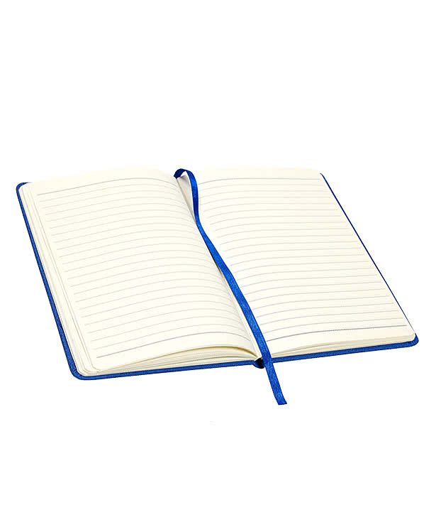 Debossed Council Textured Notebook with Phone & Pen Holder