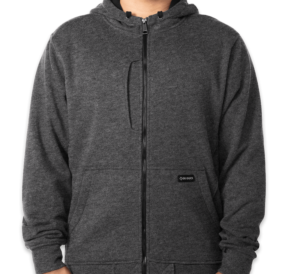 Dri Duck Bateman Zip Hoodie-default