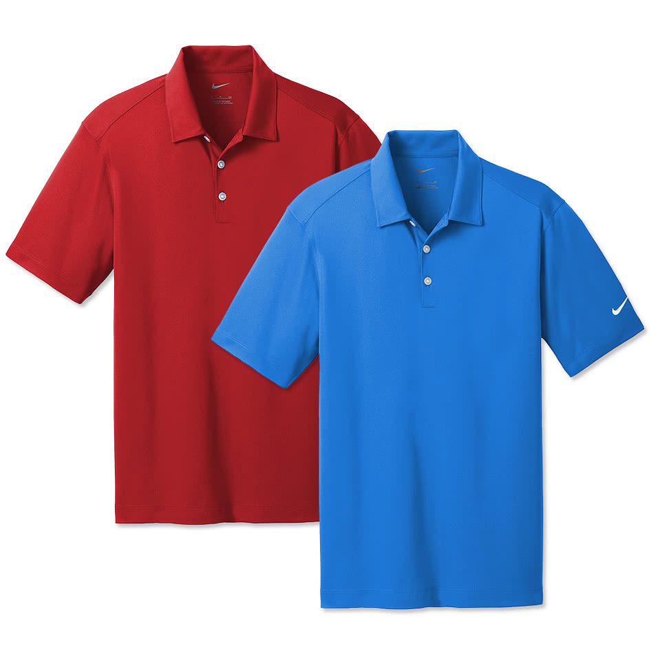 Nike Dri-FIT Vertical Mesh Performance Polo - Embroidered