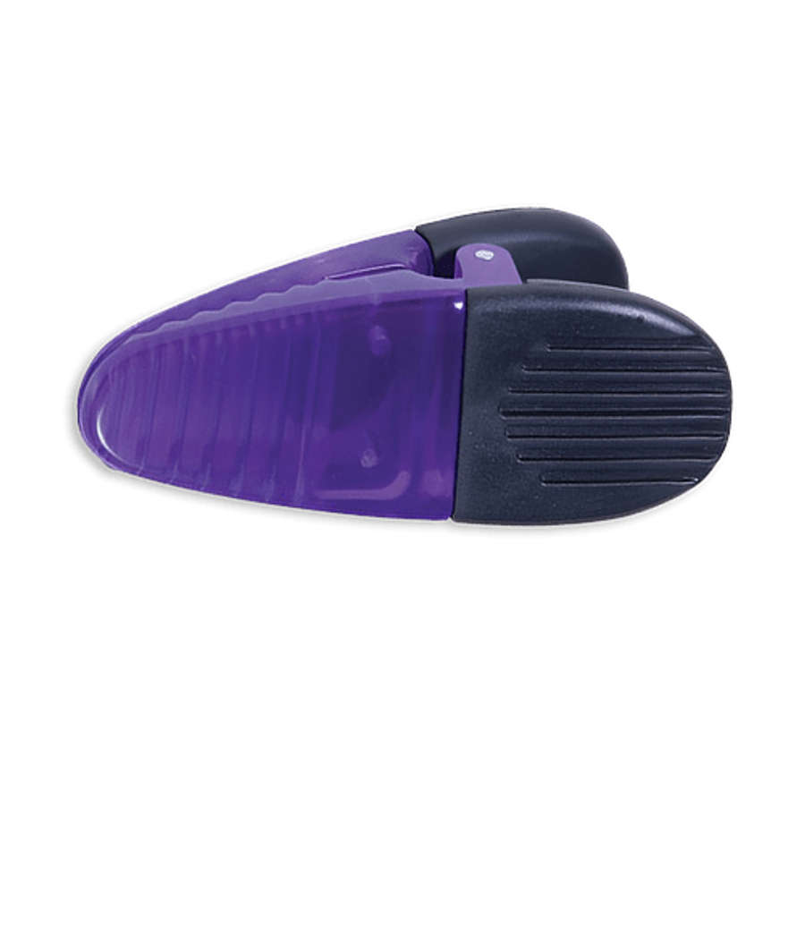 Jumbo Magnetic Memo Clip with Rubber Grip in Translucent Purple