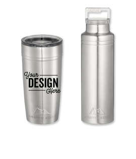 20 oz. Arctic Zone Copper Vacuum Insulated Drinkware Gift Set - Color: Silver