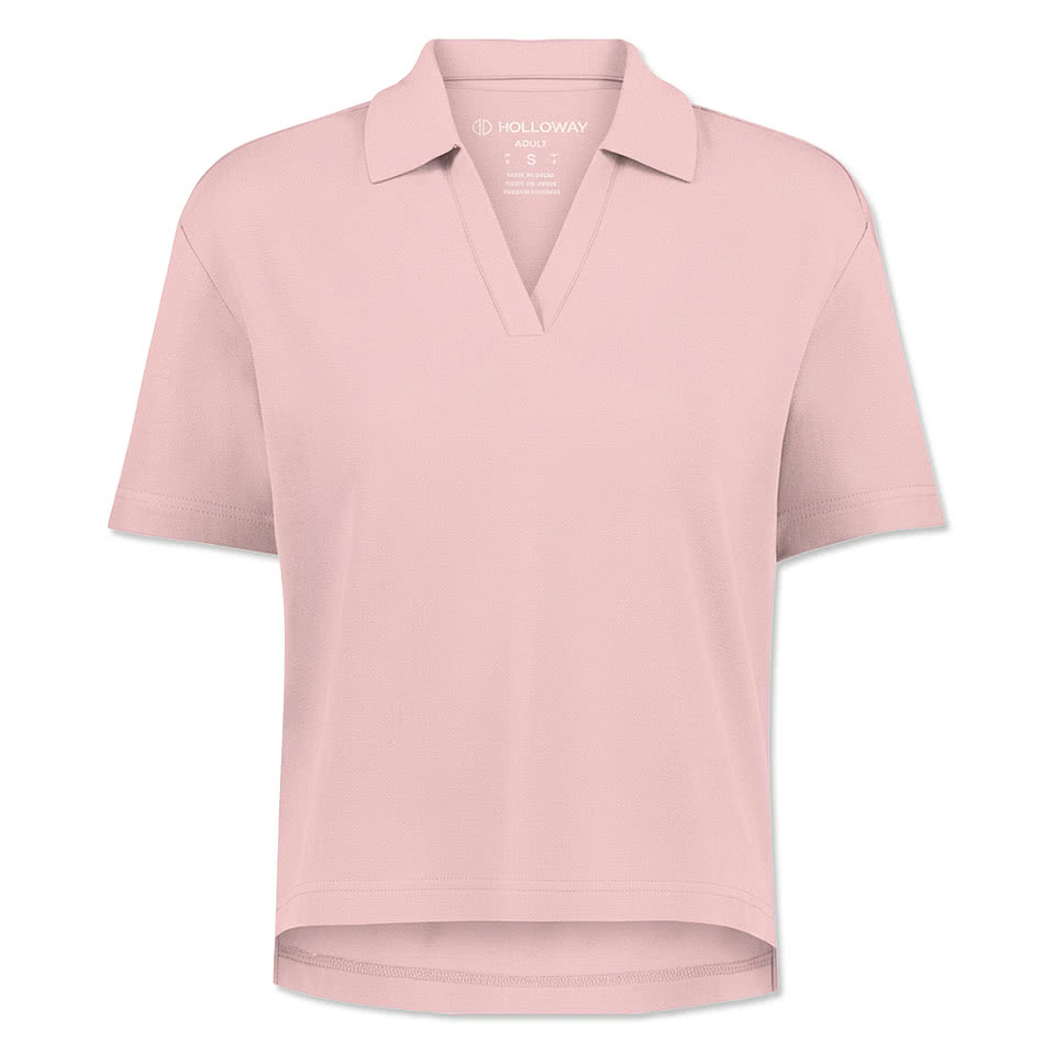 Holloway Women's Core Boxy Waist Length Pique Polo