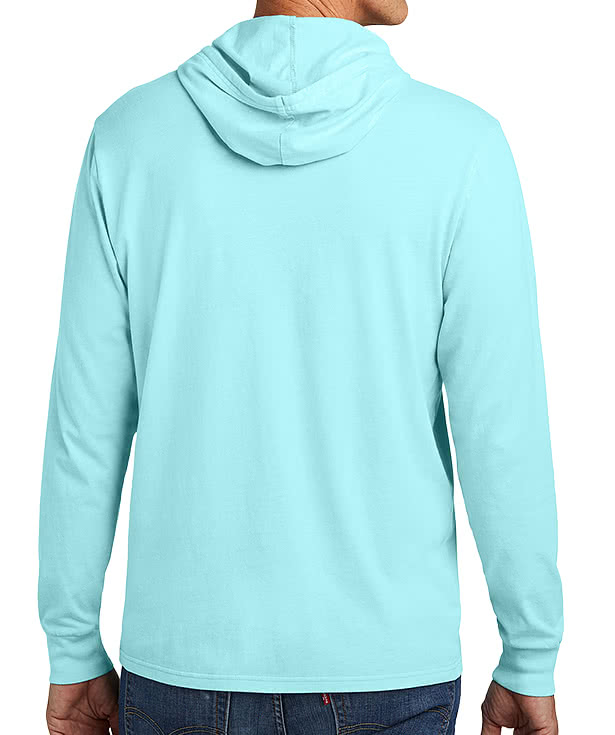 Allmade Mineral Dye Organic Cotton Hooded Long Sleeve T-shirt