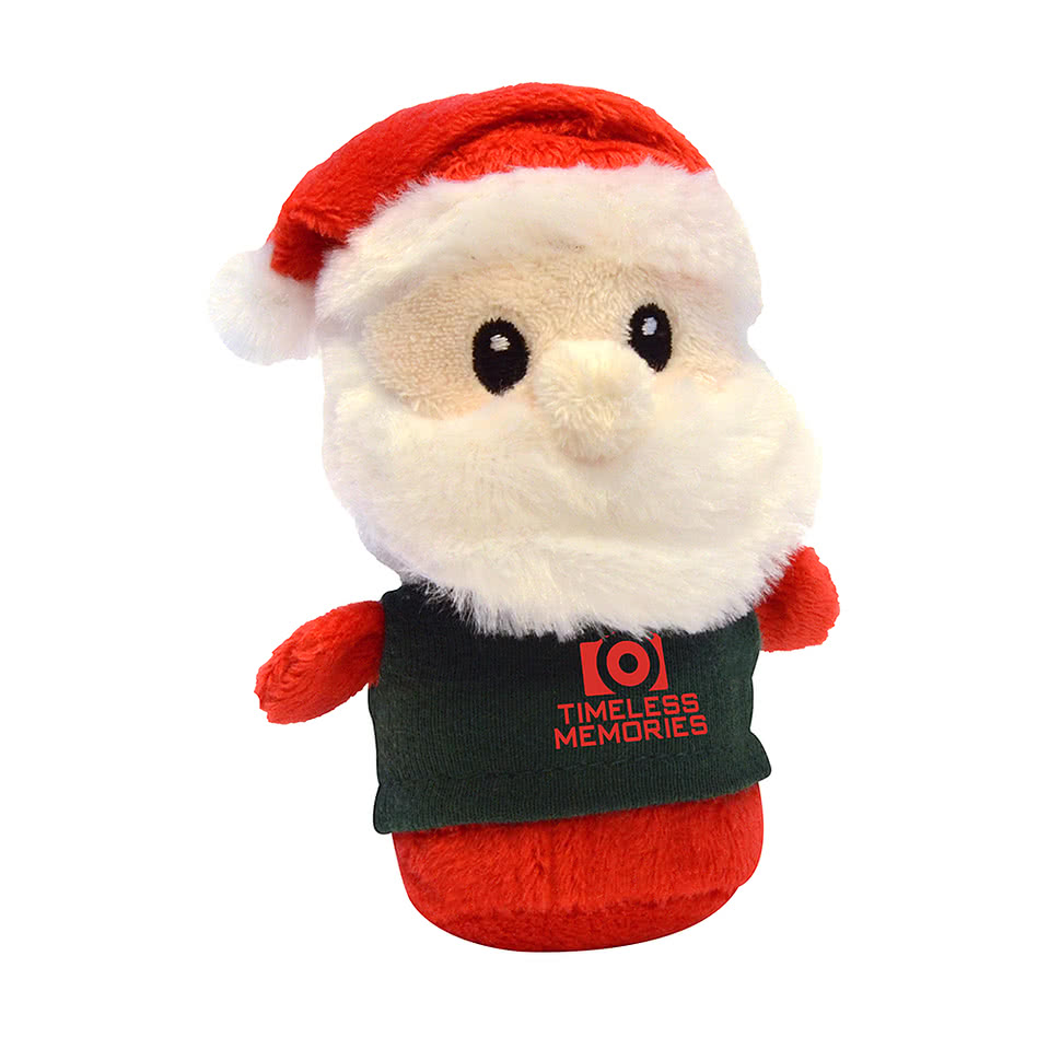 5" Holiday Shorties Santa Plush