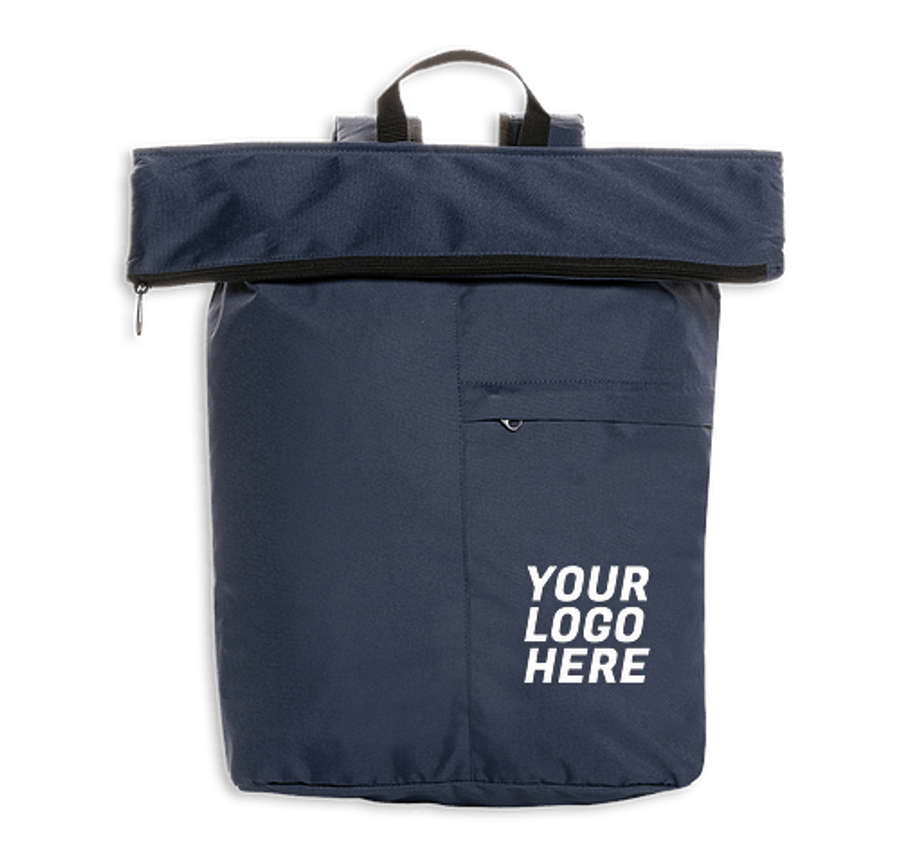 Dillon AWARE Recycled Lightweight Foldable Backpack in Navy