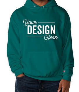 Champion Powerblend Pullover Hoodie - Color: Emerald Green