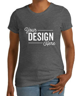 District Women's Tri-Blend T-shirt - Color: Heathered Charcoal