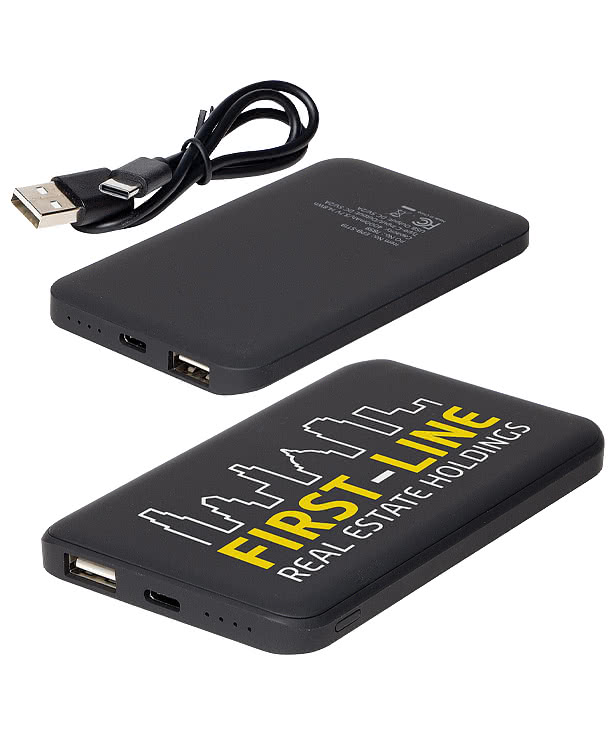Soft-Touch 4,000 mAh Hi-Density Polymer Portable Power Bank
