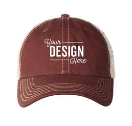 Legacy Old Favorite Trucker Hat - Color: Burgundy / Khaki