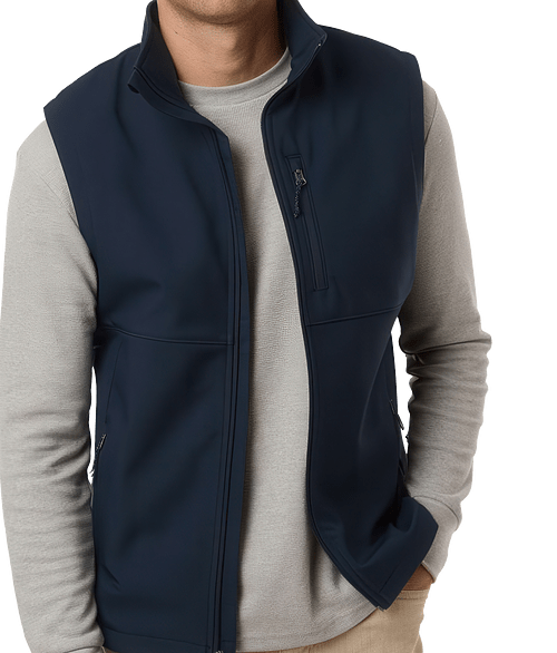 Columbia Ascender II Soft Shell Vest - Embroidered in Collegiate Navy