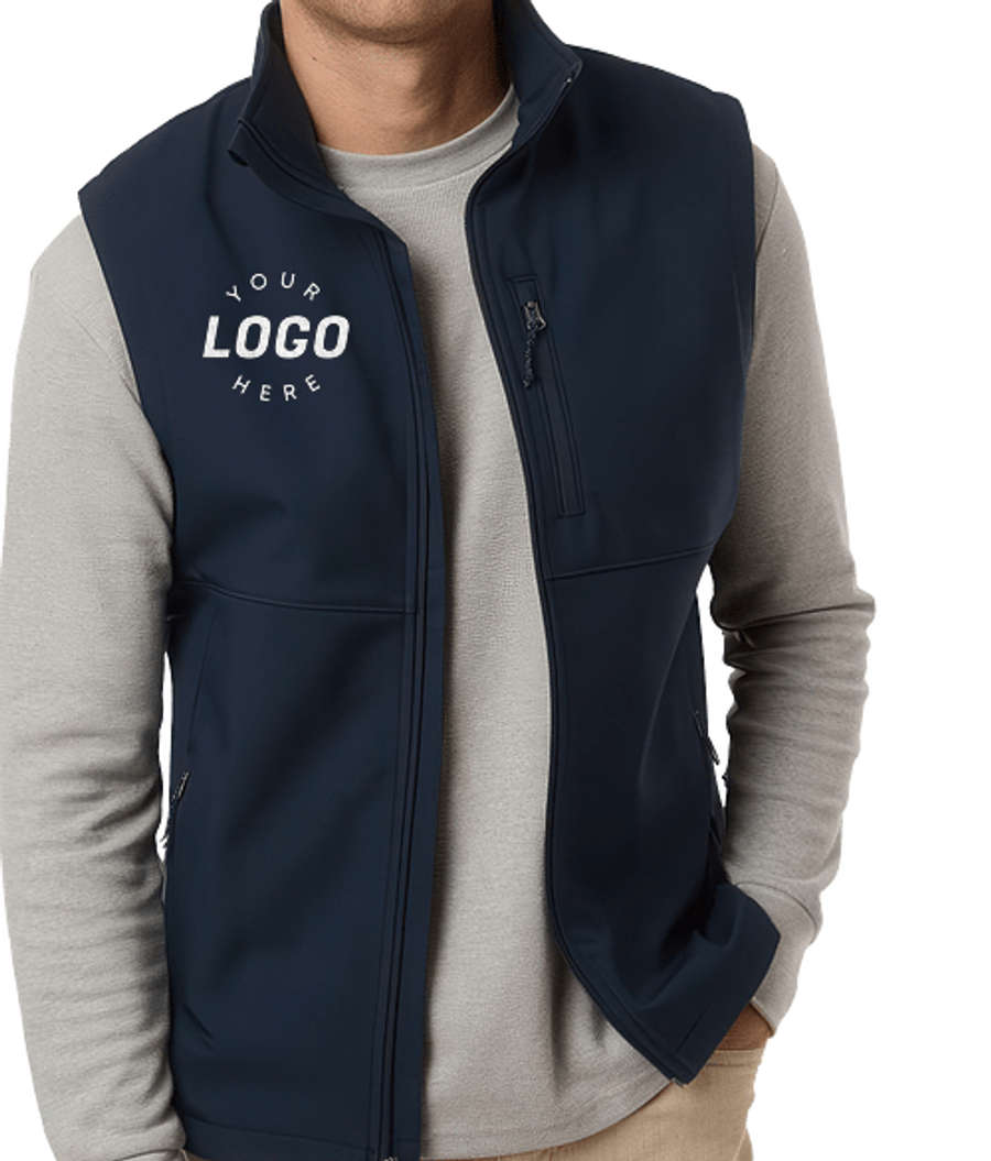 Columbia Ascender II Soft Shell Vest - Embroidered in Collegiate Navy