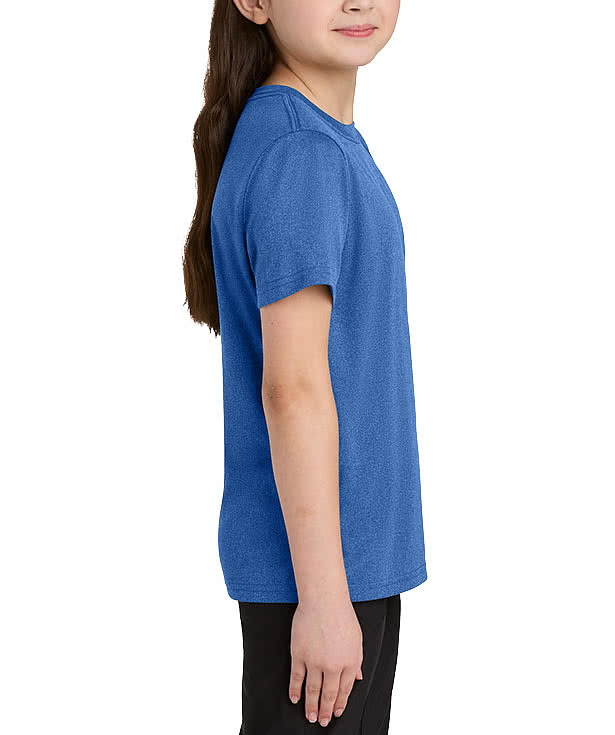 Port & Company Youth Heather Recycled Blend Performance Shirt