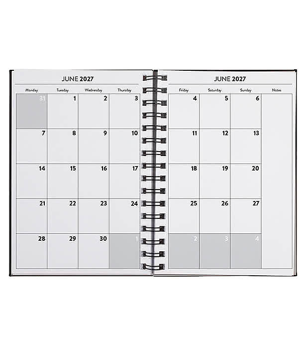 Castelli Debossed WireO Chia Medio Spiral Academic Planner