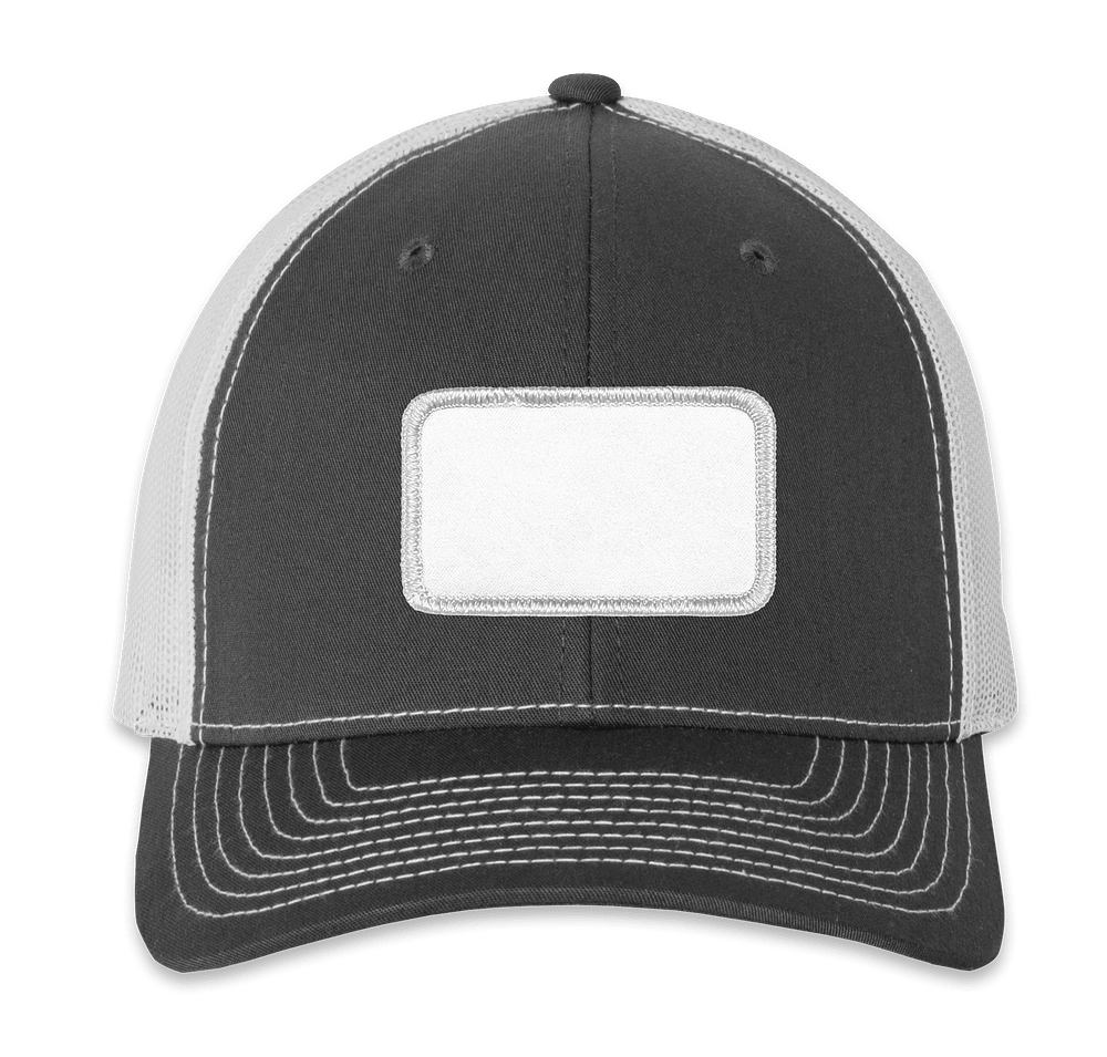 Richardson Snapback Trucker Hat - Rectangle Patch  - Sublimated-default