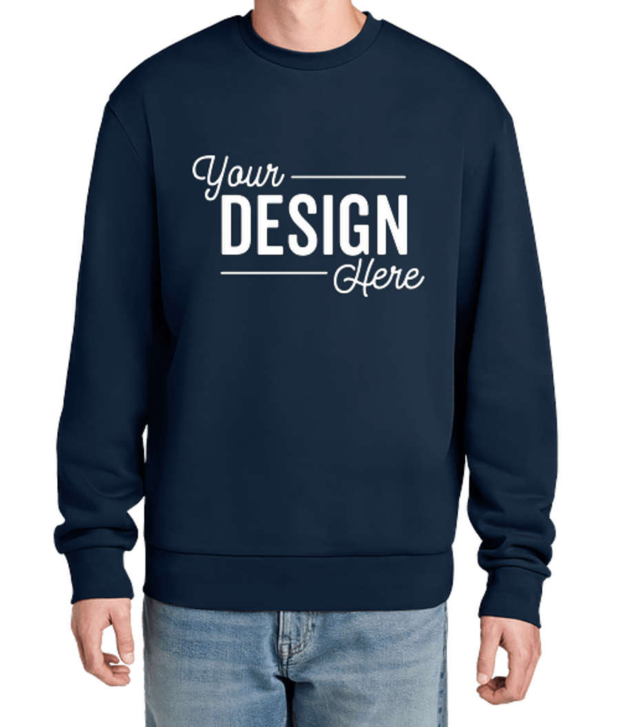District MelloFleece Ultra Soft Crewneck Sweatshirt in River Blue Navy