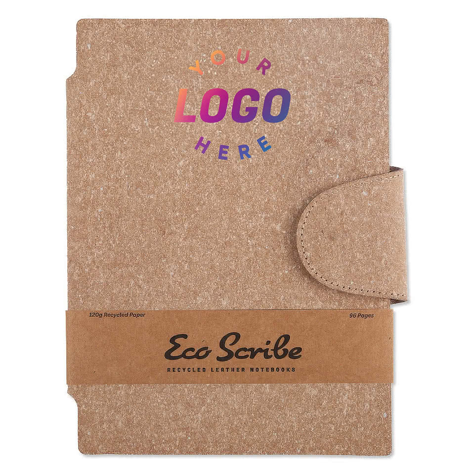 EcoScribe Soft Cover Notebook  with Snap Closure