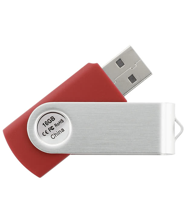 Laser Engraved Rotate USB Flash Drive 16GB