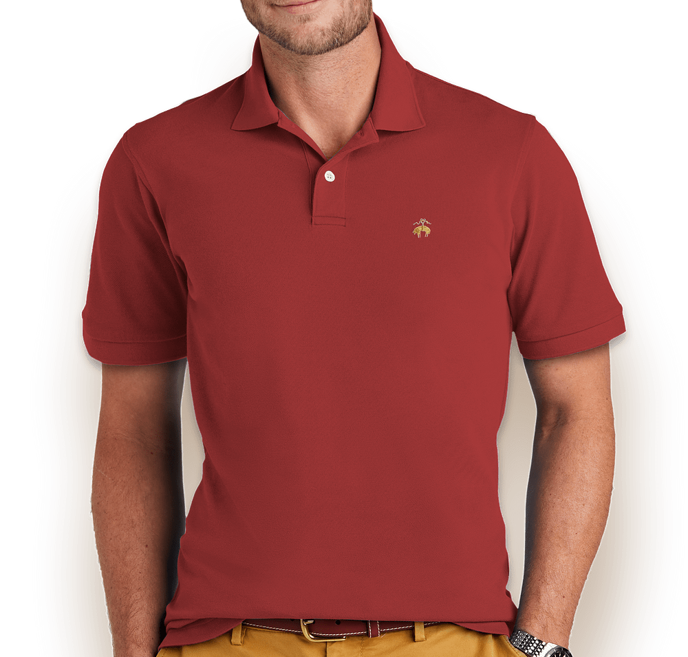 Brooks Brothers Pima Cotton Pique Polo - Printed-default