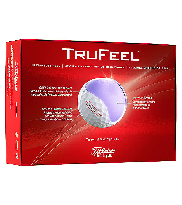 Titleist TruFeel Golf Balls (Box of 12)