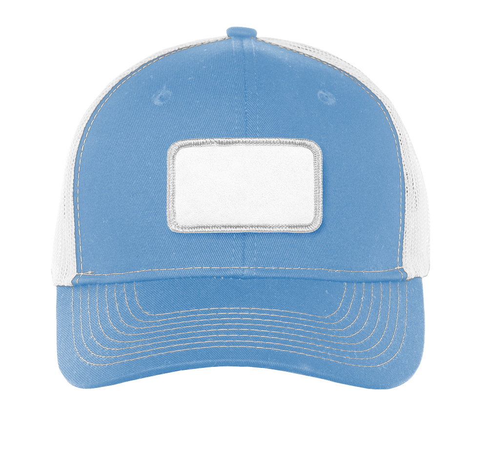 Port Authority Snapback Trucker Hat - Rectangle Patch - Sublimated-default