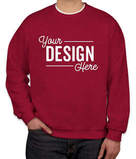 Canada - Gildan Midweight 50/50 Crewneck Sweatshirt - Color: Antique Cherry Red