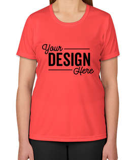 Sport-Tek Women's Competitor Performance Shirt - Color: Hot Coral