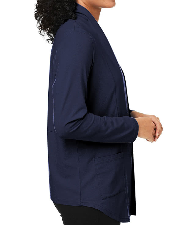 Devon & Jones Women's Raleigh Stretch Open Cardigan - Embroidered