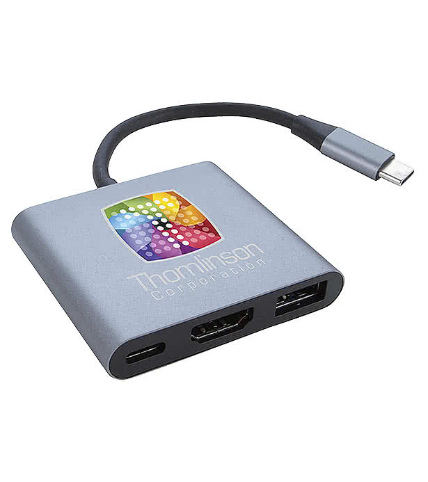 Compact 3-in-1 HDMI USB Hub