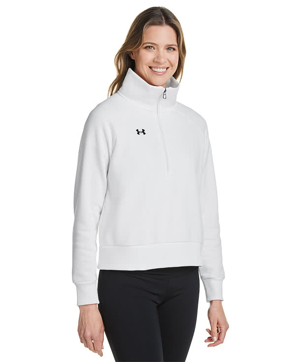 Under Armour Women's Rival Fleece Quarter Zip Pullover