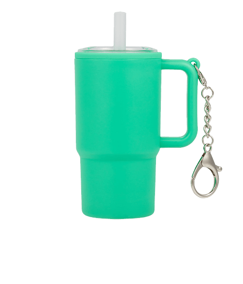 4 oz. Shot Glass Tumbler w/ Keychain in Green