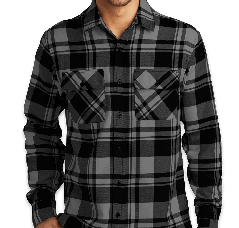 Port Authority Plaid Flannel Shirt-default