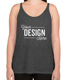 Bella + Canvas Women's Flowy Tank - Color: Dark Grey Heather